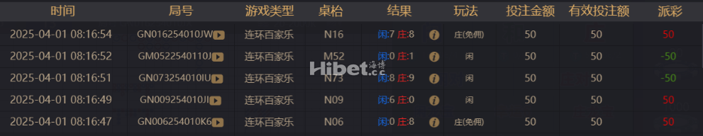 百家乐五局三胜！