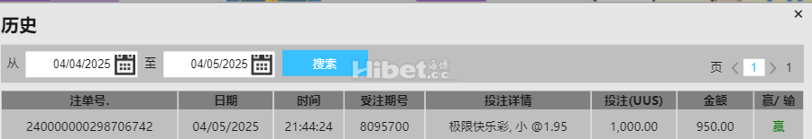 极限快乐彩盈利950